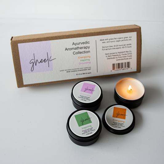 Ghee Infused Candles | Ayurveda Inspired Aromatherapy Collection