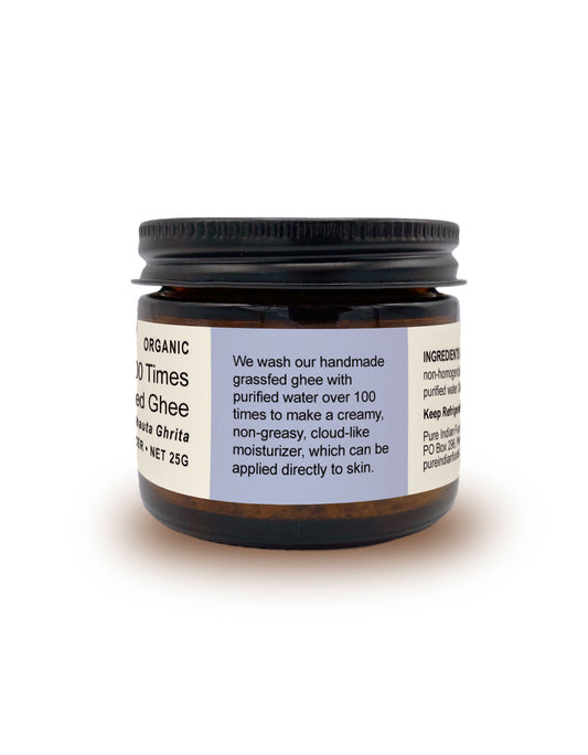 100 Times Washed Ghee, Certified Organic