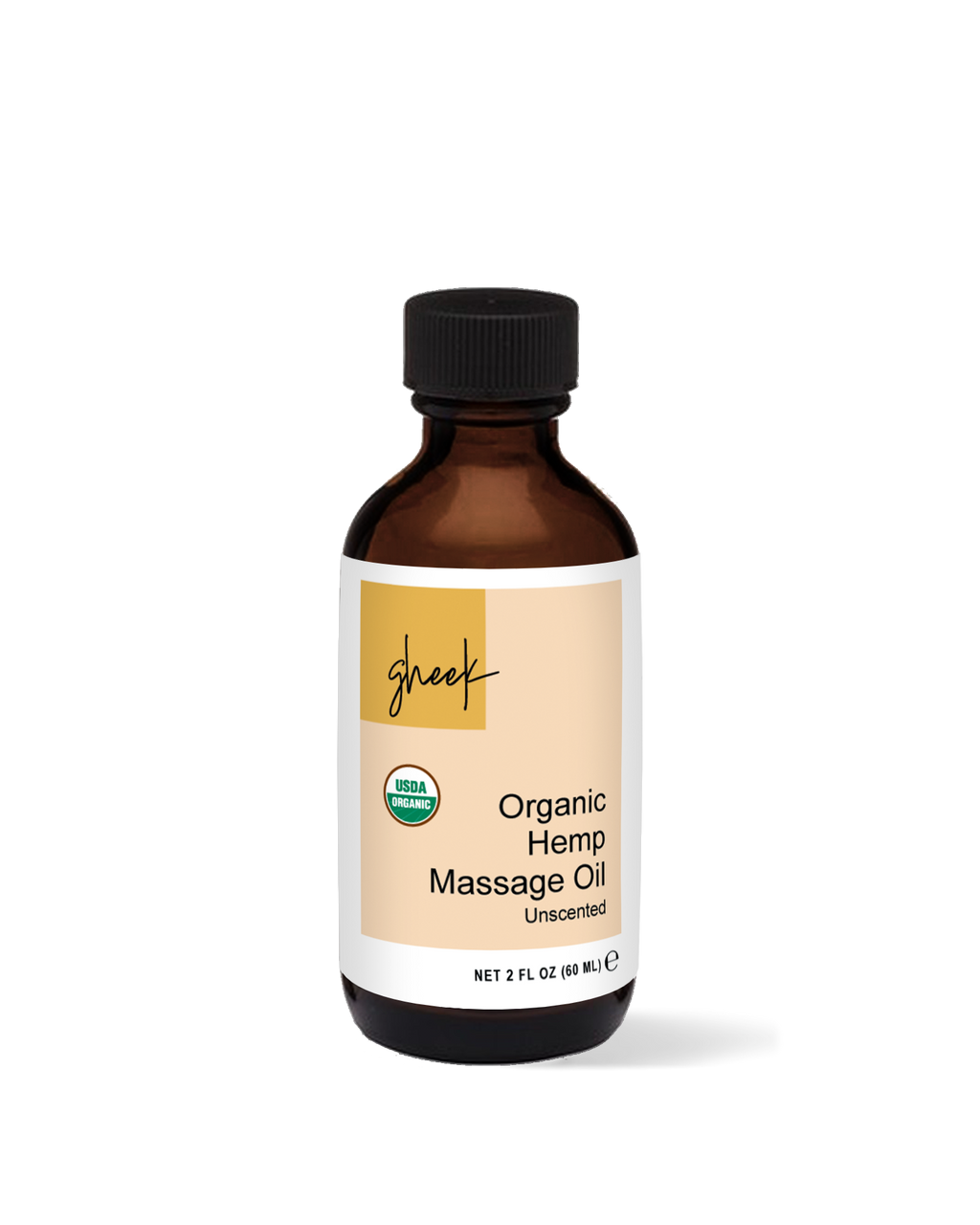 Ayurvedic Hemp Massage Oil, Certified Organic