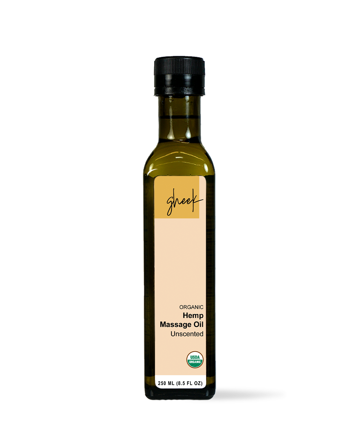 Ayurvedic Hemp Massage Oil, Certified Organic