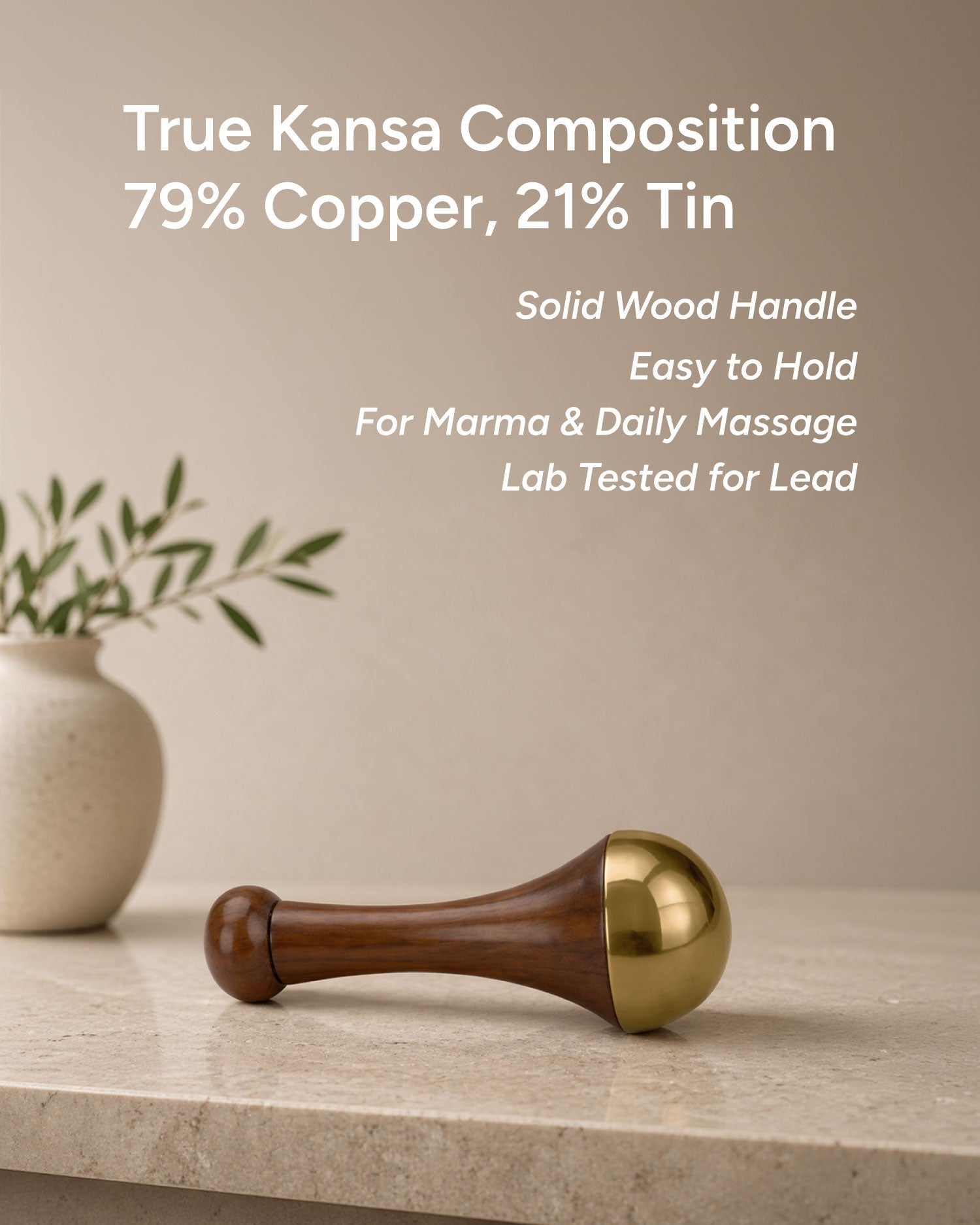 Kansa Massage Wand